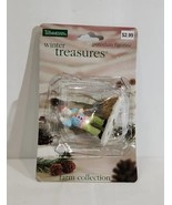 The Trimmerry Winter Treasures Farm Collection Farmer Moving Hay - £3.92 GBP
