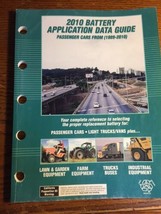 BATTERY APPLICATION DATA GUIDE BOOK 1989-2010 CARS - $26.41