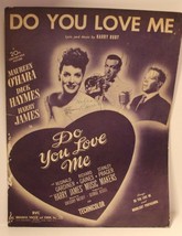 Do You Love Me Sheet Music Maureen Ohara Harry Ruby Dick Haymes Harry Ja... - £6.22 GBP