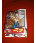Disney/Pixar Toy Story Quick Draw Woody 4&quot; Action Figure #DMD53 Mattel 2... - £22.02 GBP