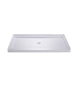 DreamLine SlimLine 32 in. D x 60 in. W x 2 3/4 in. H Center Drain Single - £214.36 GBP