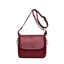   Leather Messenger Bag Designer Handbag High Qualiry Single Shoulder Bag Women  - £38.12 GBP