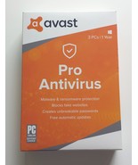 Avast Pro Antivirus - 3 PCs - 1 Year - Sealed Retail Box - £11.78 GBP