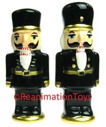 Robert Stanley Christmas Nutcracker Toy Soldier Ceramic Salt &amp; Pepper Sh... - £23.44 GBP