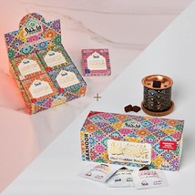 Authentic Arabic Bakhoor Incense Gift Set With Oud Bakhoor Variety Box, Burner, - £74.50 GBP
