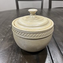 Loy Carpenter West Virginia Studio Art Pottery Bowl Lid 1998 Etched - $554.73 MXN