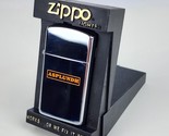 Vintage Slim Zippo Asplundh Tree ServiceAdvertising Lighter Chrome Clean... - £63.69 GBP