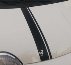 Stripe Hood Scorpion - Fits Fiat 500 595 Abarth Fiat - Decal / Sticker - $16.00