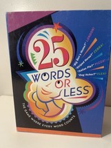 25 Words or Less 2002 Classic Party Word Game Parker Brothers - 100% Com... - £9.64 GBP