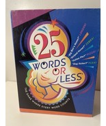 25 Words or Less 2002 Classic Party Word Game Parker Brothers - 100% Com... - £9.84 GBP