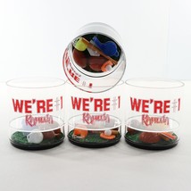 Lot of 4 Kahlua &quot;We&#39;re #1&quot; Plastic All Sports Theme Cocktail Cups 10 oz by HOWW - £28.75 GBP