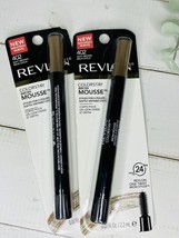 2 Revlon Colorstay Brow Mousse 402 Soft Brown, 0.07 Oz New Free Shipping - £9.22 GBP