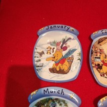 Bradford Exchange Winnie the Pooh, Whole Year Through Jan - April Ceramic Plates - $38.41