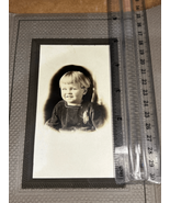 Young Girl Cabinet Card-Found Snapshot-Ralston 2”x4.5”-Clothing Blonde H... - £6.91 GBP
