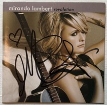 Miranda Lambert Signed Autographed &quot;Revolution&quot; Music CD Compact Disc Cover - $59.99