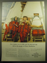 1957 Chase Manhattan Bank Ad - For a better way to take care of your nest egg  - £14.27 GBP