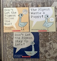 Mo Willems Don’t Let the Pigeon Book Lot 3 kids books - $10.99