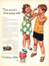 Vintage 1942 Carnation Evaporated Milk Spinach Ring Recipe Print Adverti... - £5.10 GBP