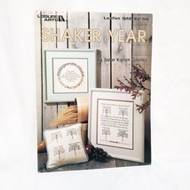 Shaker Year Seasons Trees  Cross Stitch Pattern Leaflet 1990 Leisure Art... - £11.59 GBP