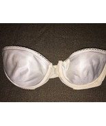 36B VINTAGE SOPHISTIQUE BY SMOOTHIE FRONT CLOSURE PUSH UP STRAPLESS CD BRA - $21.20