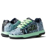 HEELYS Split Wheeled Skate Shoes Wheels Big Kid&#39;s Size 3 Green Black - $38.88 CAD