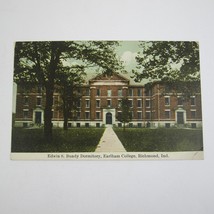 Antique Richmond Indiana Postcard Edwin S. Bundy Dorm Earlham College UNPOSTED - £7.98 GBP