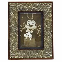 Disney Photo Frame - Mickey Hammered Metal and Wood - £35.22 GBP
