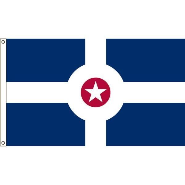 Indianapolis City Nylon Flag 2&#39;x3&#39; - $59.40