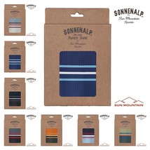 Sun Mountain Sonnenalp Mid Stripe Microfibre Golf Towel. 53 by 40 cms. 7 Colours - £18.95 GBP
