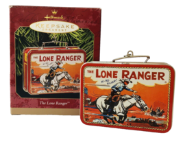 Hallmark Christmas Ornament Lone Ranger Tin Lunchbox 06265 Hi-Yo Silver ... - £10.02 GBP