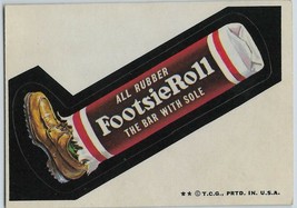 Footsieroll 1974 Wacky Packages Series 6 spoof of Tootsie Rolls Candy - $14.99