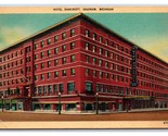 Hotel Bancroft Saginaw Michigan MI UNP Linen Postcard E19 - $3.91