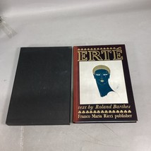 ERTE: TEXT BY ROLAND BARTHES - RICCI - 1972 - 1ST EDITION W/ SLIPCASE - $920.70 MXN