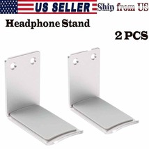 2 Pcs Universal Headset Headphone Hanger Hook Holder Under Desk Mount Stand - $14.99