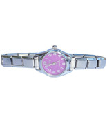 Round Purple Italian Charm Watch - 9mm Trendy &#39;90s Jewelry Bracelet WW10... - $21.48 CAD