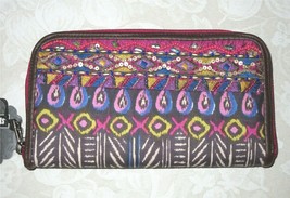 Pier 1 Imports Zip Around Wallet Embellished Geometric Design Brand New With Tag - £12.78 GBP