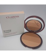 Clarins Bronzing Compact Sunkissed Bronzing Powder Full Size  - $34.64
