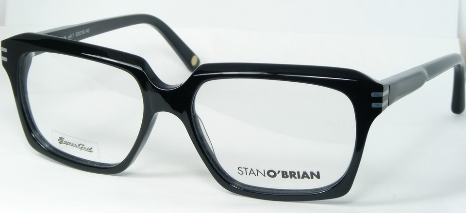 STANO&#39;BRIAN SOB90145 col.1 BLACK EYEGLASSES GLASSES FRAME 53-16-145mm - $86.58