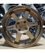 4 x100 (4 Wheels) 15x7J TE37 BRONZE Flow Formed Fit HONDA TOYOTA MAZDA +... - €737,85 EUR