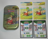 (1) Pokemon (Empty)Tin (1) Art Card (Furcoco) (1) Sticker Sheet (2) Code... - $10.00