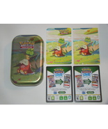 (1) Pokemon (Empty)Tin (1) Art Card (Furcoco) (1) Sticker Sheet (2) Code... - £7.86 GBP