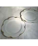 HAVILAND Silver Anniversary by  Limoges 7 1/2&quot; Salad Plates Lot of 2 - £14.83 GBP