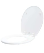 Richfield Lift-Off Never Loosens Round Closed Front Toilet Seat in White - $59.93 CAD