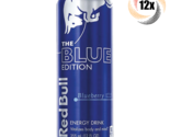 12x Cans Red Bull Blueberry Flavor Energy Drink 12oz Vitalizes Body &amp; Mind! - £40.90 GBP