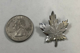 Signed Fisher Sterling Silver Maple Leaf Pin - £15.07 GBP