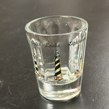 Outer Banks Lighthouses Shot Glass Bodie Island Cape Hatteras Ocracoke L... - £7.86 GBP