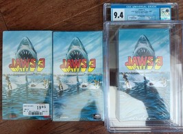 2 Sealed/1 Graded 1989/93/98 Jaws 3 - $500.00