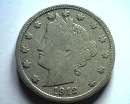 1912-D Liberty Nickel Fine / Very Fine F/VF Nice Original Coin Bobs Coins - £19.65 GBP