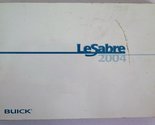 2004 Buick LeSabre Owners Manual [Paperback] Buick - £38.74 GBP