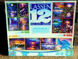 Lassen Christian Riese Lasse 12 Puzzles Whales Horses Lions Dolphins Tigers NEW - £67.47 GBP